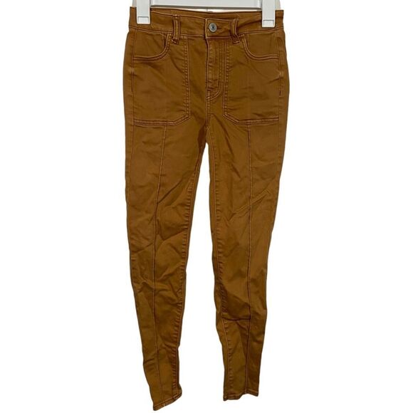 American Eagle Golden High Waisted Skinny Jeans - Picture 1 of 3